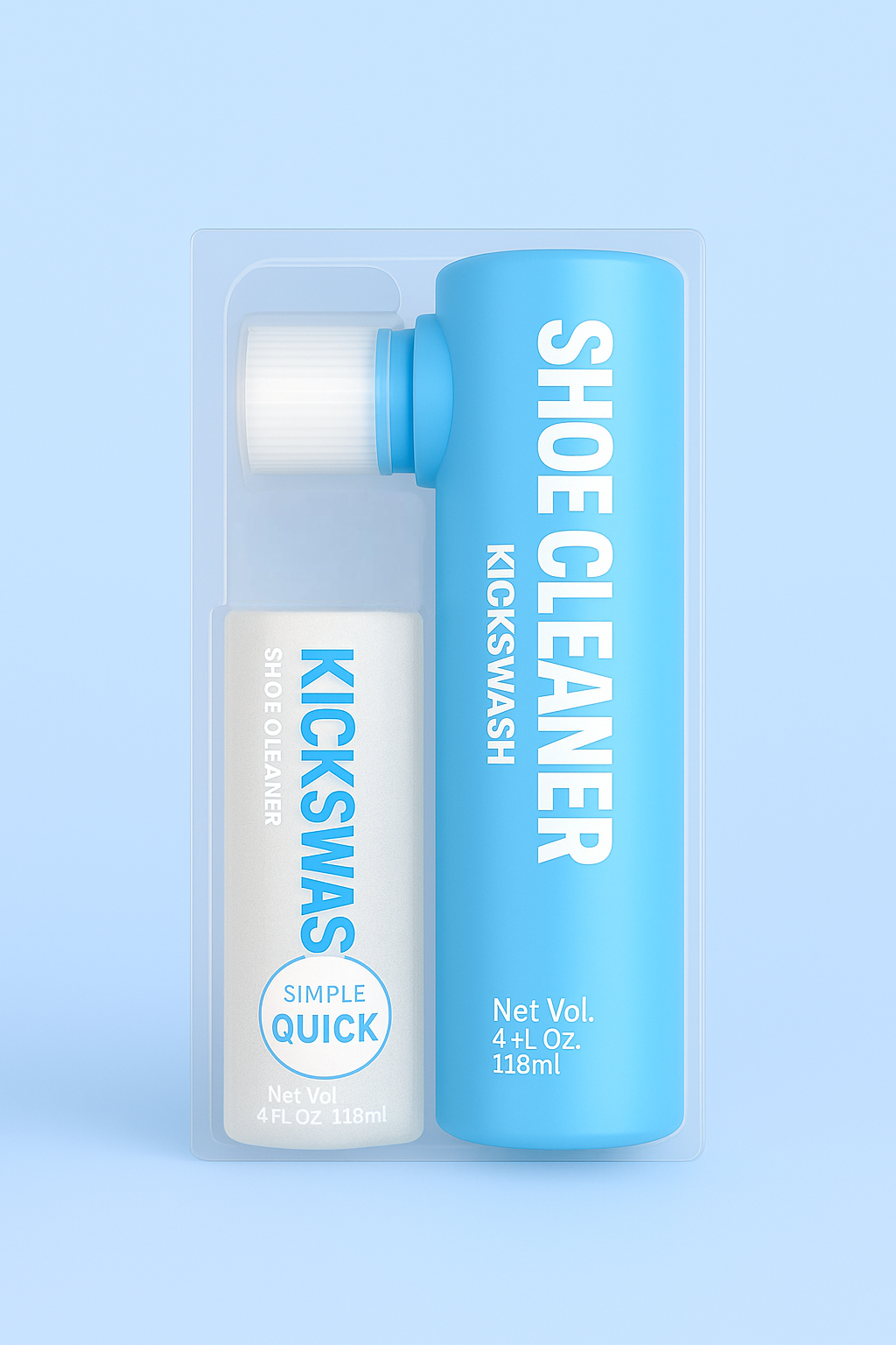 White Shoe Cleaning with Brush & Towel