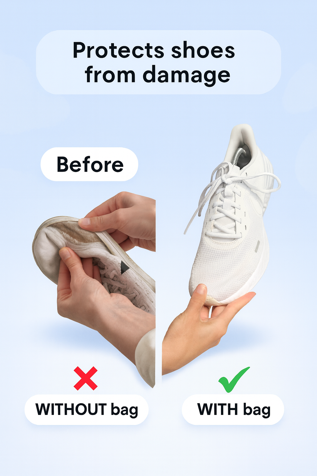 KicksWash® Shoe Laundry Bag