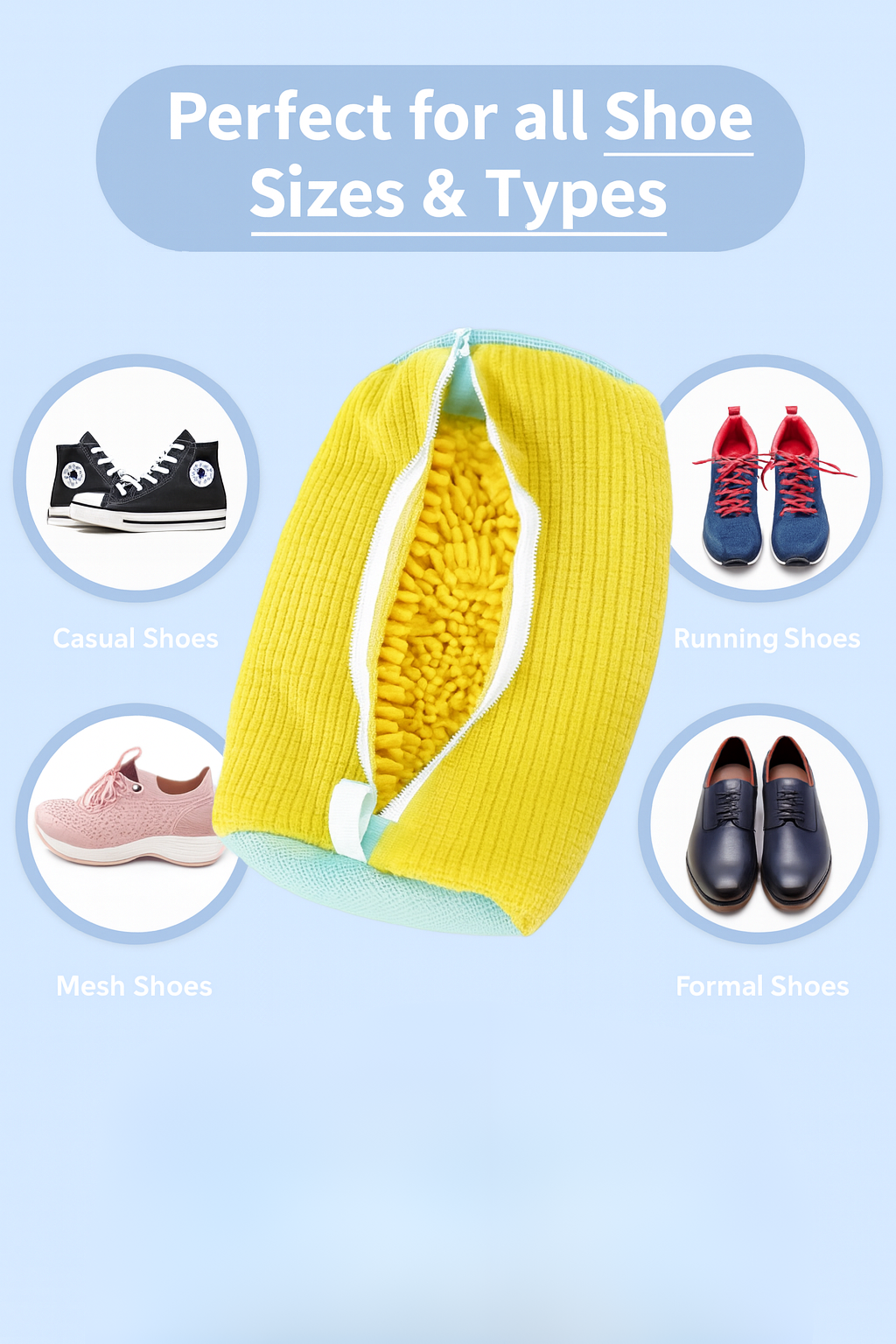 KicksWash® Shoe Laundry Bag